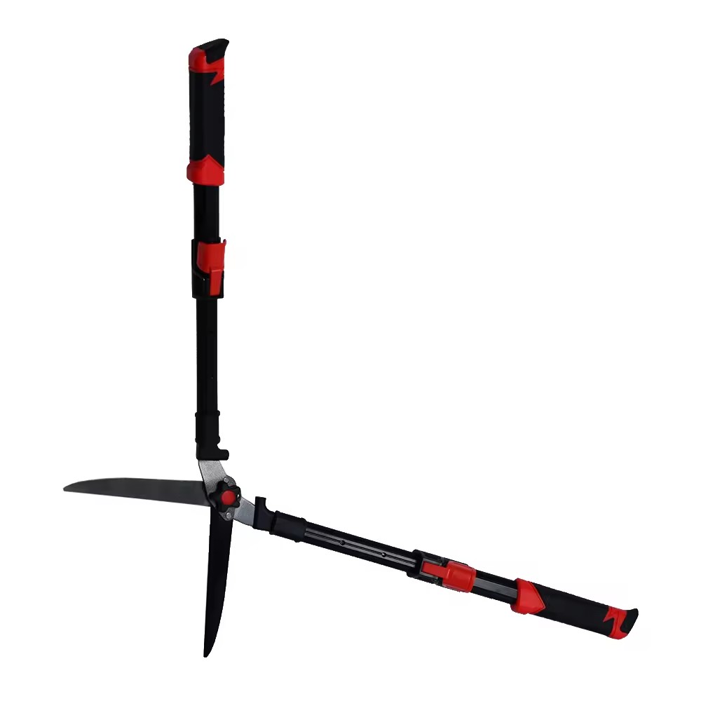70-82cm Telescopic Garden Hedge Scissors Long Handle Hedge Cutter Shears with Aluminium Handle