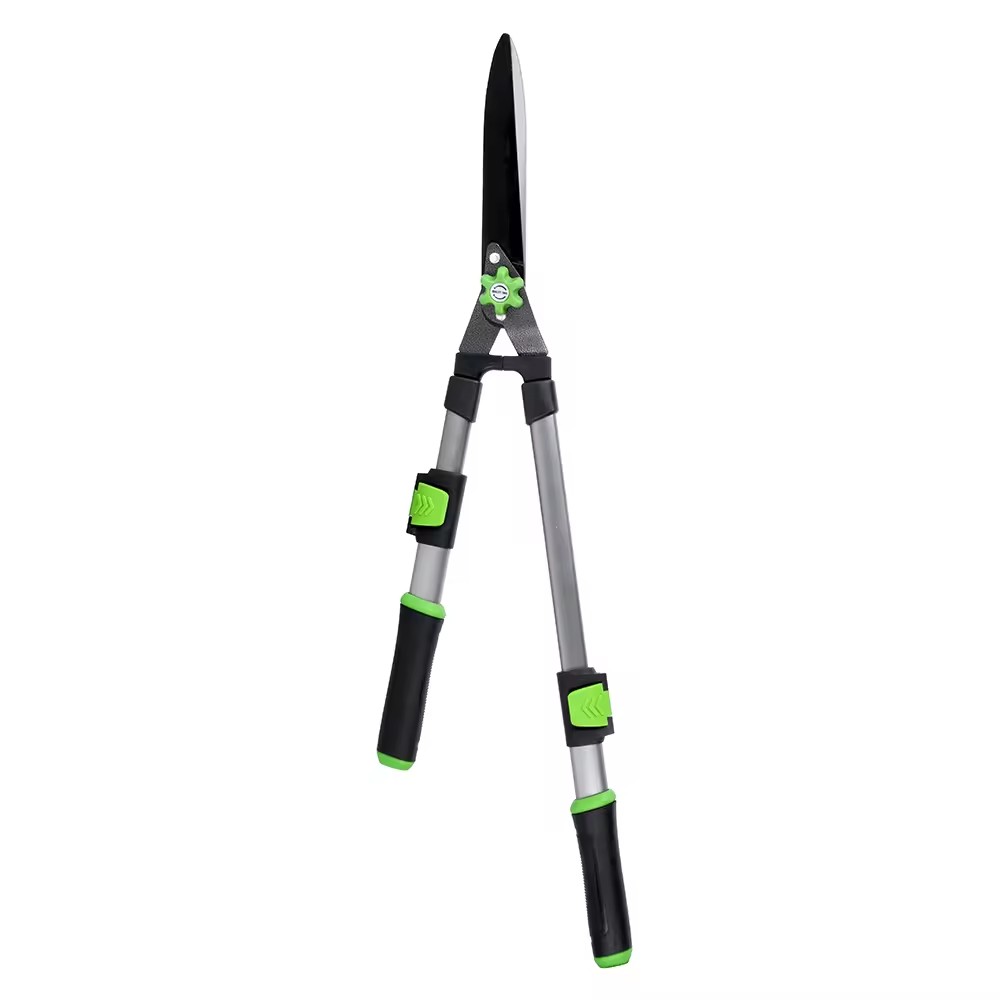 68-85cm Retractable Range Hedge Shears Garden 3.8mm Thickness Blade Long Pruning Shears