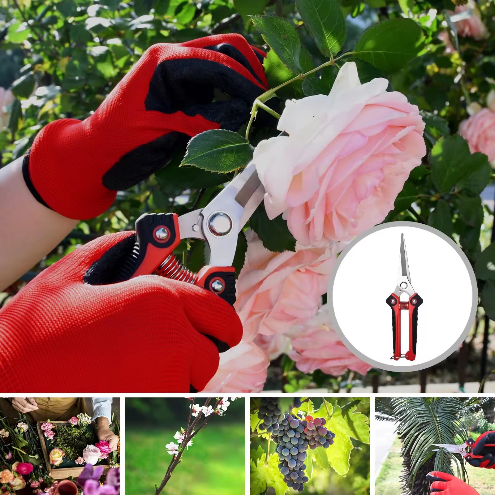 New Design 2 PCS Tree Pruning Pruner Kit Handheld MIni Garden Shear Set