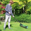 New Design Steel Lawn Aeration Tool Hand Push Lawn Rolling Spike Aerator