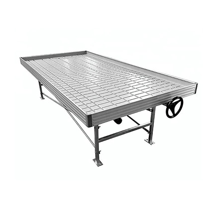 Ebb And Flow ABS Flood Tray Rolling Benches Grow Tables For Sale