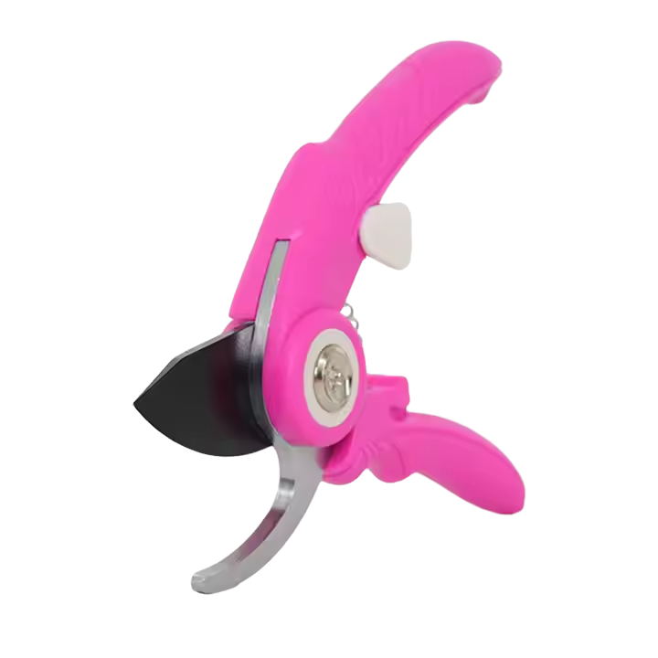 Plastic Handle 2pcs Bypass Garden Pruner Sk5 Blade Manual Garden Plant Pruners Scissor
