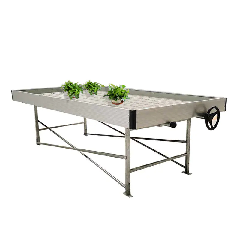 Greenhouse Flood Stand Tray Ebb And Flow Rolling Bench Grow Tables