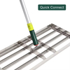 Heavy Duty Effort Saving Stainless Steel Wide Lawn Leveling Tool Soil Dirt Surfaces Leveler Rake for Yard Garden