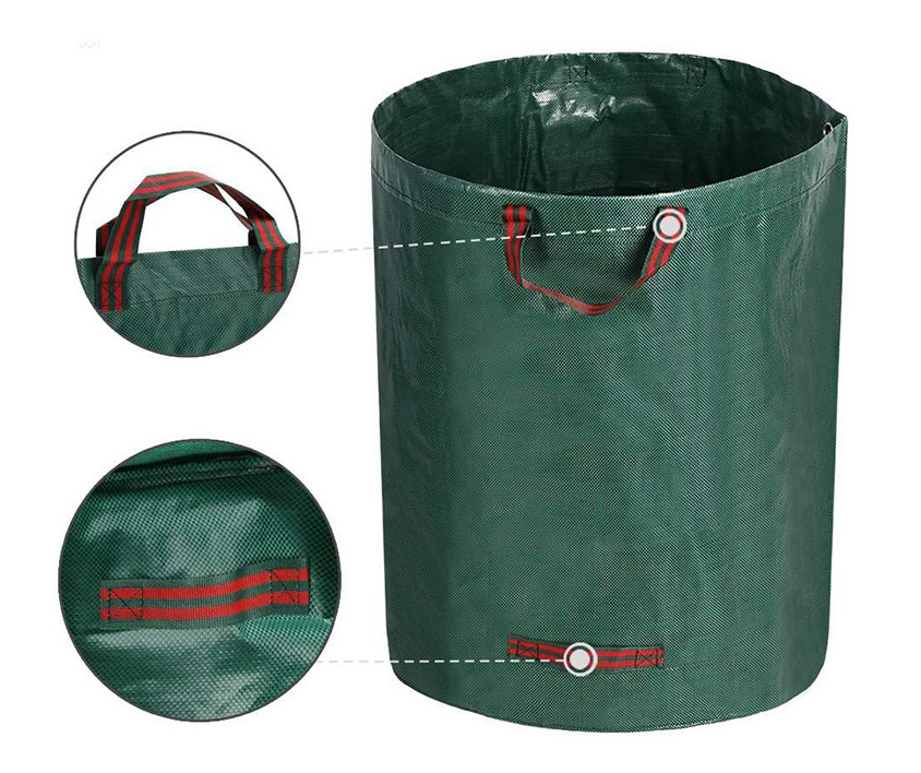 Garden Waste Bags Heavy Duty Reusable Garden Leaf Waste Bags OEM Available Factory Offer