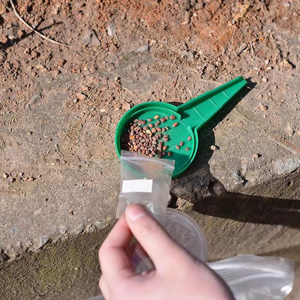 5 Adjustable Flowers Vegetables Seeder Sower Planter Garden Sowing Seed Dispenser