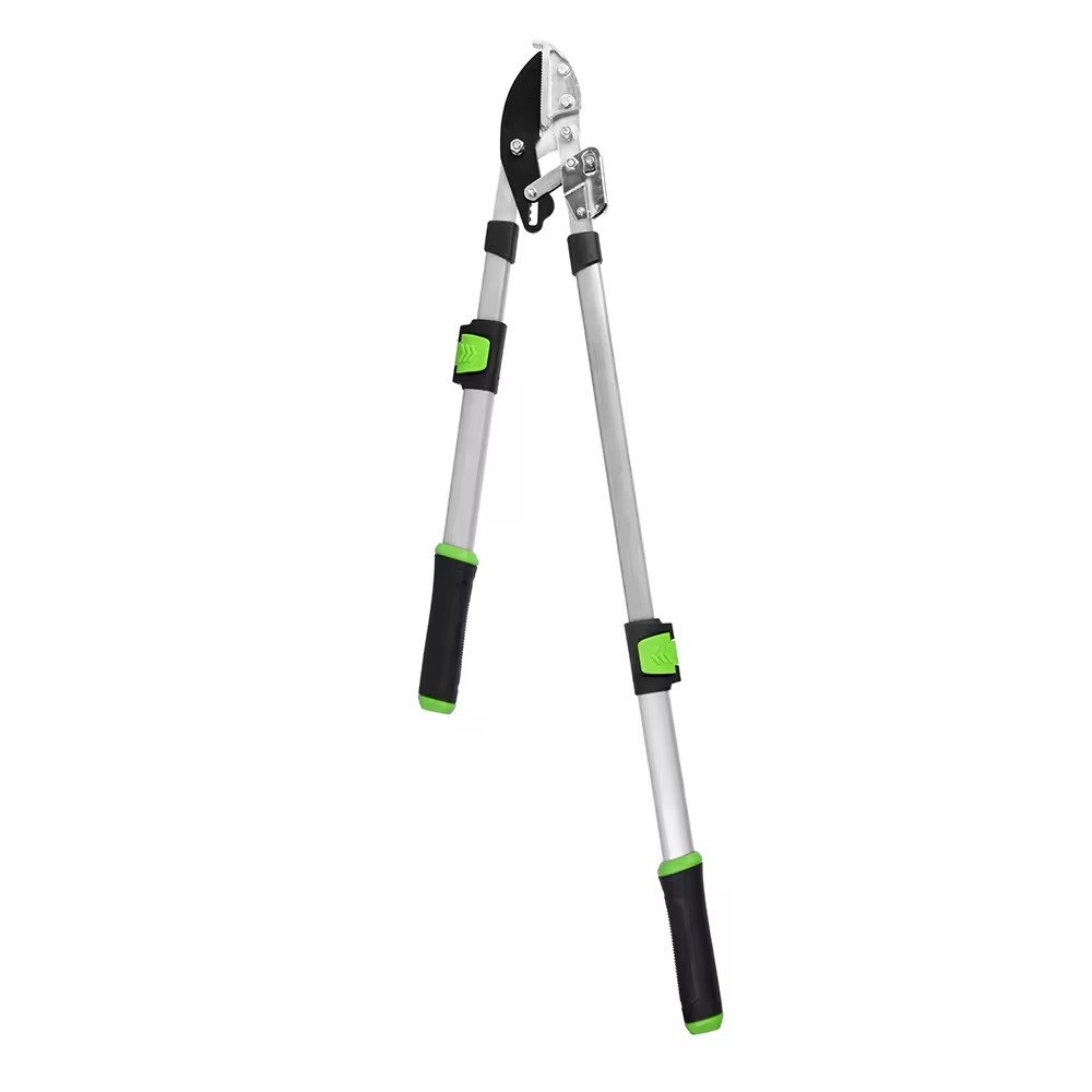 Dual Color Handle Anvil Hedge Shears Scissors 68-96.5cm Telescopic Garden Shears