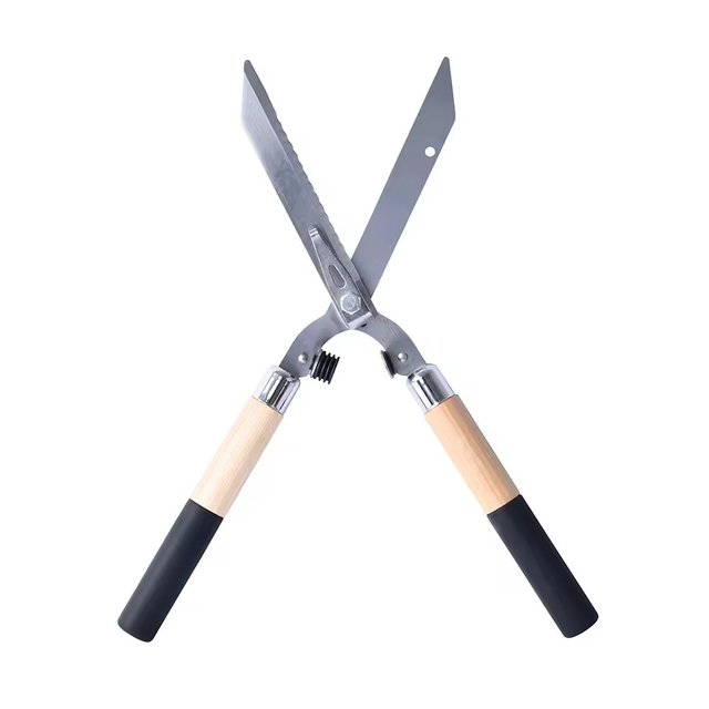 Garden Scissors Long Handle Fence Shear S50C Carbon Steel Hedge Clippers