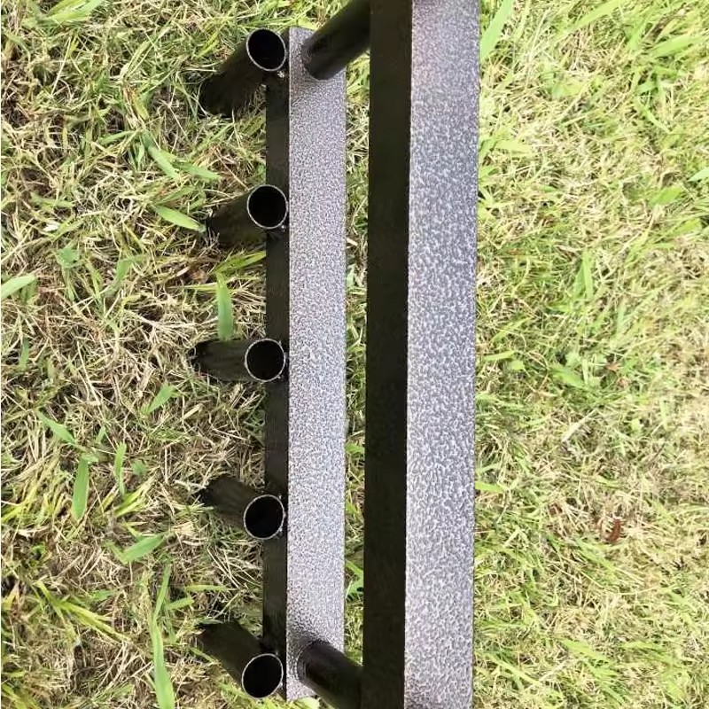 Garden Hollow Tine Manual Lawn Coring Multi Spike Aerator Core Aerating Tool