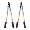 1080g Weight 4mm Thickness Upper Blade Garden Hedge Lopper Ash Willow Wooden Handle Lopper