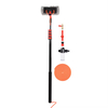  Glass Wiper 4.5m/7m Length Water Fed Brush 5-section Pole Long Handle Cleaning Window Brush