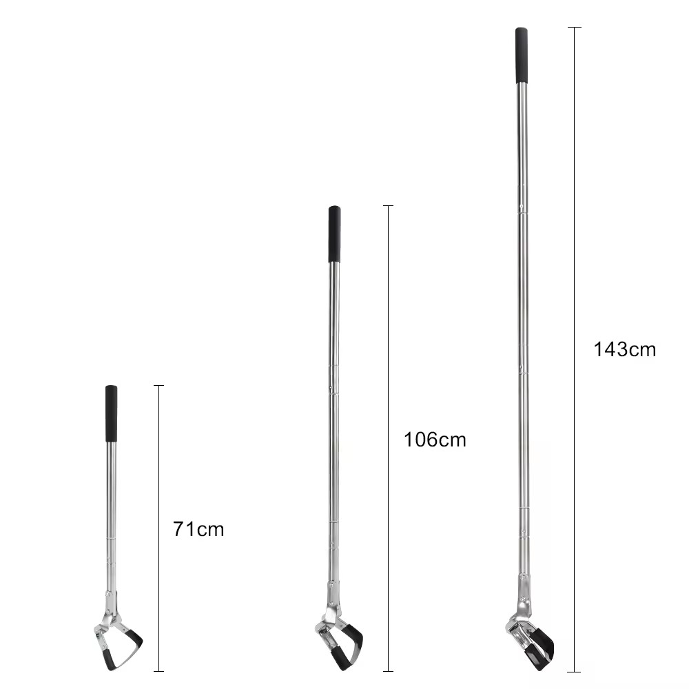 Chinese Stainless Steel Rod Garden Hoe with Handle Adjustable Stirrup Hoe for Weeding