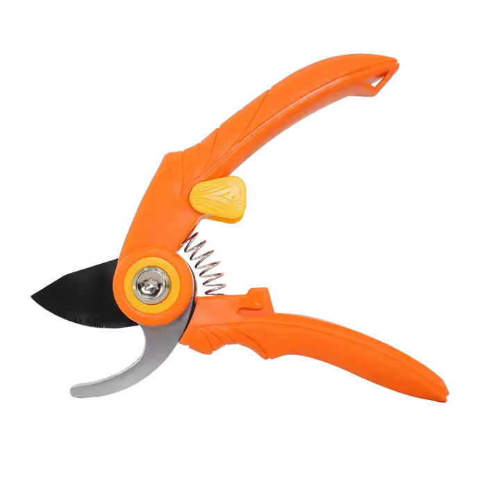 Plastic Handle 2pcs Bypass Garden Pruner Sk5 Blade Manual Garden Plant Pruners Scissor