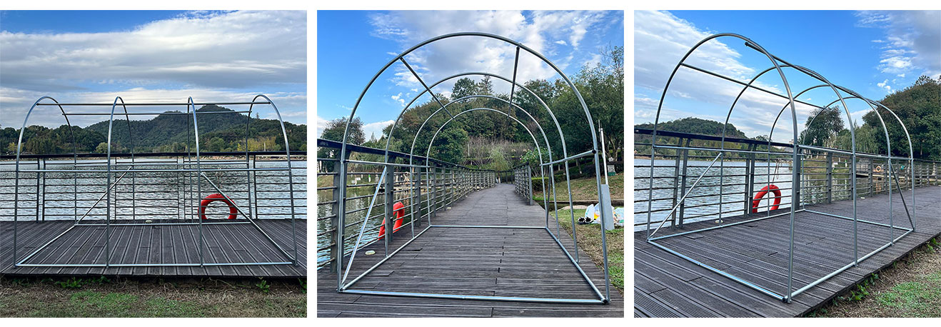 Galvanized Steel PE Mini Greenhouse Walk in Greenhouse Tunnel Greenhouse Facotry Offer for Wholesale