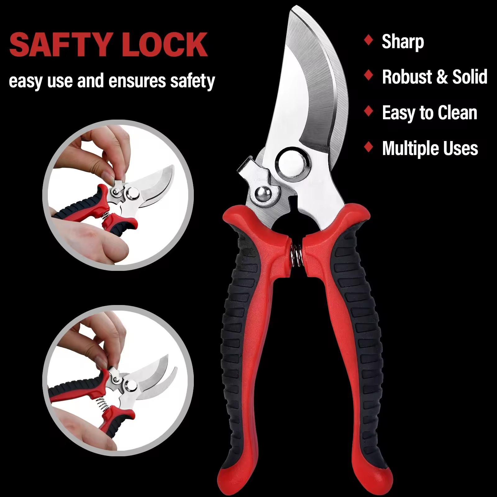 New Design 2 PCS Tree Pruning Pruner Kit Handheld MIni Garden Shear Set