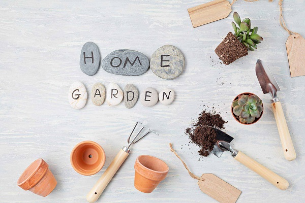 Home Garden Artistic Style PPT Template
