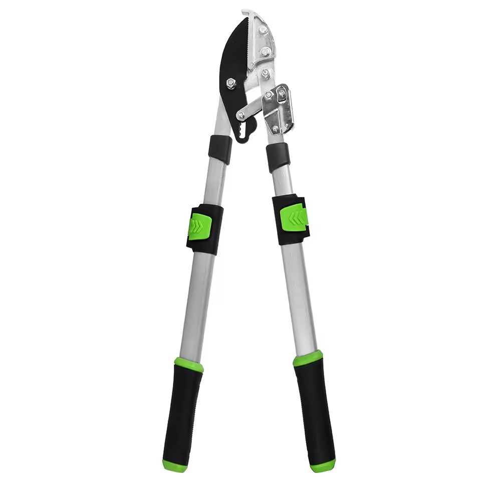 Dual Color Handle Anvil Hedge Shears Scissors 68-96.5cm Telescopic Garden Shears