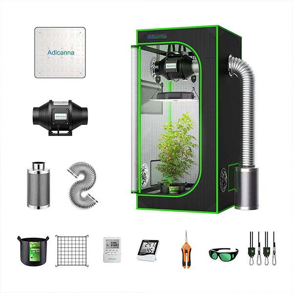 9Sunrise 600D Oxford Canvas Grow Tent & Kit for Hydroponic System Wholesale Customizable