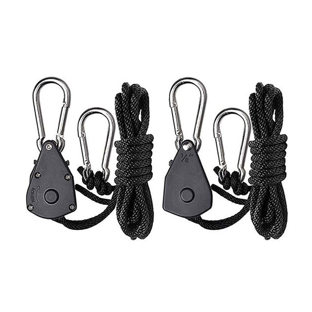 Rope Ratchet-Adjustable Ratchet Hangers for Hydroponics
