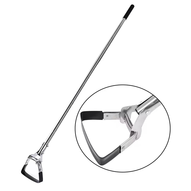 Chinese Stainless Steel Rod Garden Hoe with Handle Adjustable Stirrup Hoe for Weeding