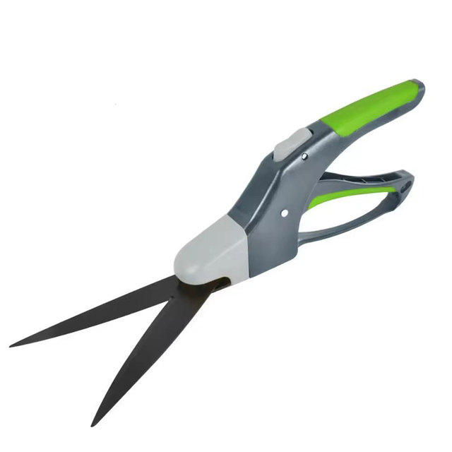  High Carbon Steel Blade 180 Degree Rotation Grass Cutter Scissor Plastic Handle Grass Shears