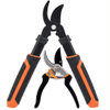 2 Pieces Pruning Shear Gardening Hand Bypass Secateurs Lopper Shear Set