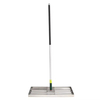 Heavy Duty Effort Saving Stainless Steel Wide Lawn Leveling Tool Soil Dirt Surfaces Leveler Rake for Yard Garden