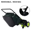  Portable 4 Spinning Brushes Garden Leaf Cleaning Hand Push Lawn Sweeper