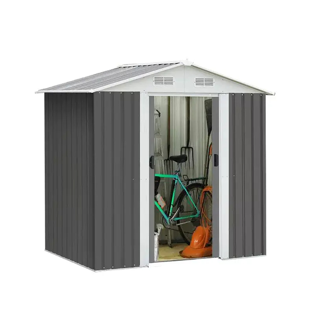 Lockable Backyard Storage Sheds Metal Garden Shed for Lawn Factory Offer