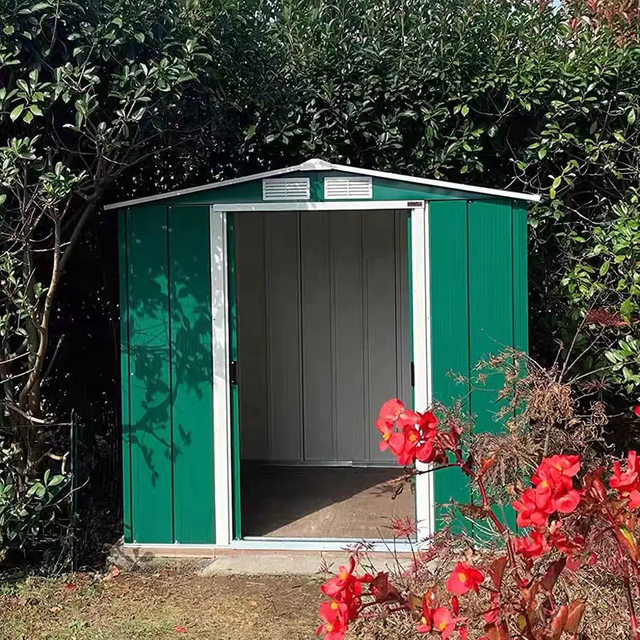 Metal Storage Shed Galvanized Steel Sheds for Garden Backyard Pation Lawn Customizable