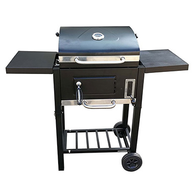 5Hot Sale Easy Assembly Foldable Cart Barrel Portable Stainless Steel Backyard Outdoor Charcoal BBQ Grills