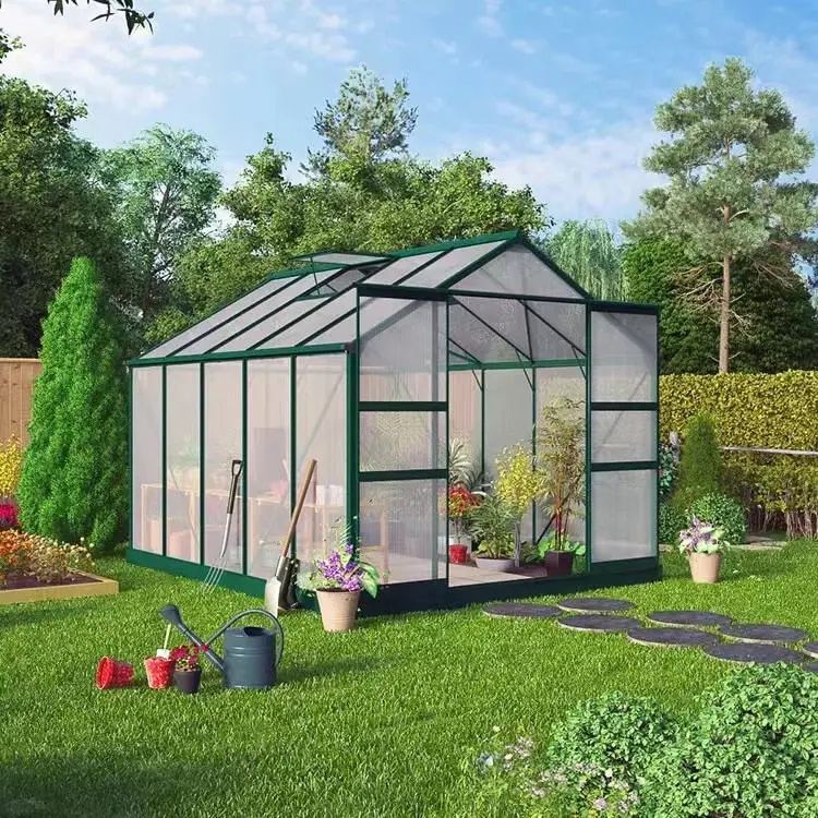 Garden Polycarbonate Aluminum Greenhouse PC Cold Frame Garden Green House Customizable