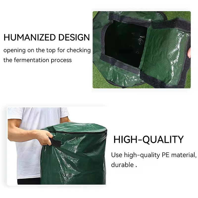 Garden Waste Bags Compost Bag High Quality PE Composter 127L