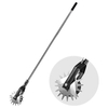 Stainless Steel Adjustable 4 Sections Garden Rolling Manual Lawn Edger Wheel Rotary Edger