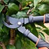 2 Pieces Pruning Shear Gardening Hand Bypass Secateurs Lopper Shear Set