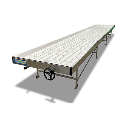 Greenhouse Rolling Benches Cannabis Vertical Growing Racks Ebb And Flow Grow Table