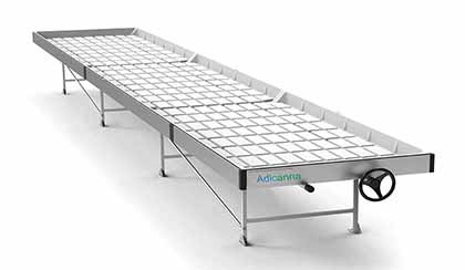 Ebb and Flow Rolling Bench-Advanced Irrigation Technology